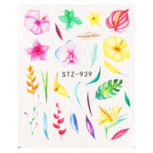 Flower Water Decal STZ-939