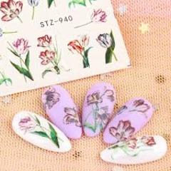 Water Decal Flower STZ-940