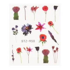 Water Decal Flower STZ-950