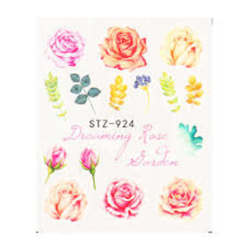 Flower Water Decals STZ-924