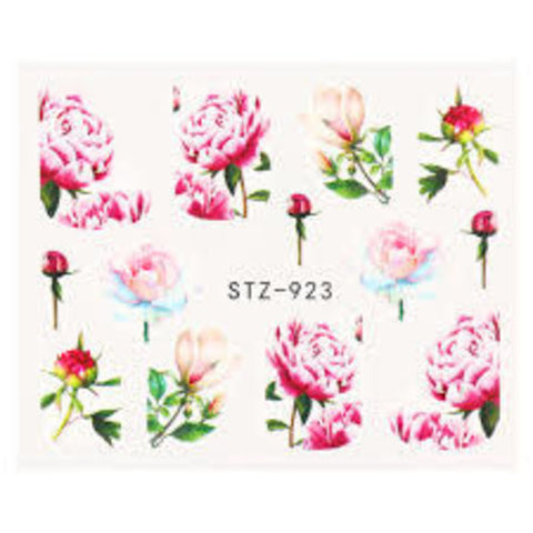 Water Decal Roses Flower STZ-923