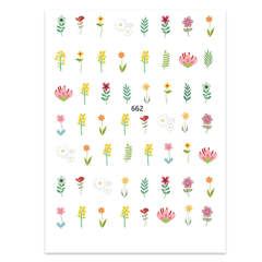 Flower stickers 662