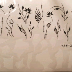 Water Decal Foliage YZW- 3339