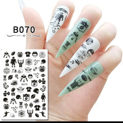 Sports stickers Football B070