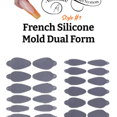 French (Style #1) Silicone Mold Dual Form