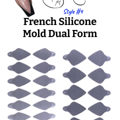 Français (Style #4) Moule en silicone double forme