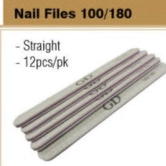 GD Nail Files 100/180 12 pack