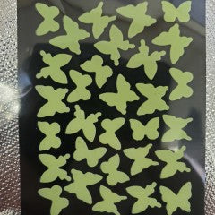 Glow Butterflies Stickers