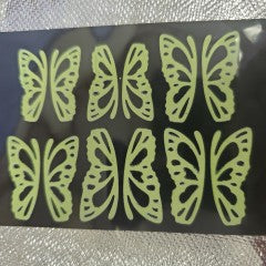 Glow Butterfly Stickers