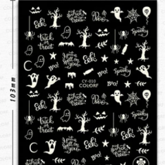 Glow in the Dark halloween stickers  CY010