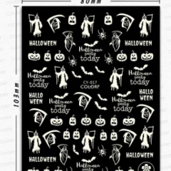 Glow in the Dark halloween stickers  CY017