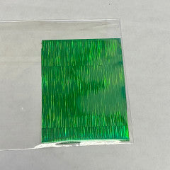 Feuille d'aluminium vert (#3)