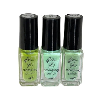 Stamping Polish Kit – Green Tea Trio (3 colors)