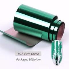 Green foil roll