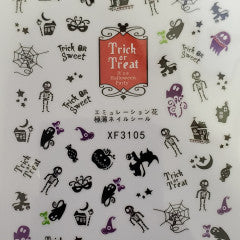 Halloween Stickers XF3105