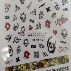 Halloween Stickers XF3109