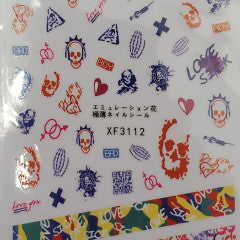 Halloween Stickers XF3112