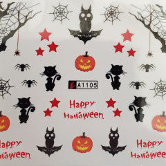 Halloween Water Decal A1105