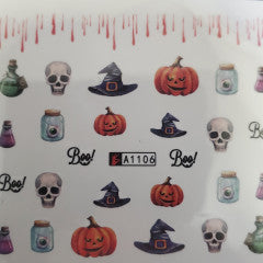 Water Decal Blood Halloween A1106