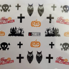 Water Decal Cross Halloween A1109