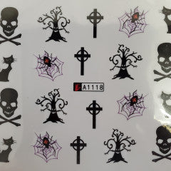 Halloween Water Decal A1118