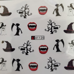 Water Decal ghost Halloween A1120