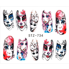 Water Decal day of the dead Halloween STZ-734