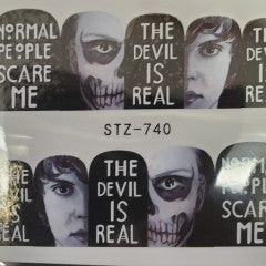 Water Decal Halloween American horror story STZ-740