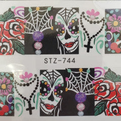 Water Decal Day of the dead Halloween STZ-744