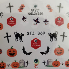 Halloween Water Decal STZ-869