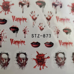 Halloween Water Decal STZ-873