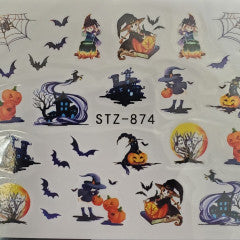 Water Decal Bat Halloween STZ-874