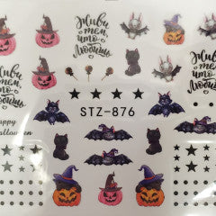 Halloween Water Decal STZ-876