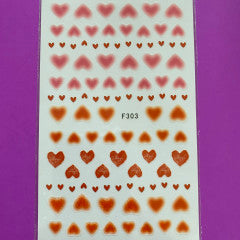 Heart Stickers F303