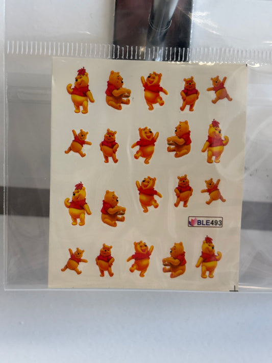 Water Decal Poo Bear BLE493