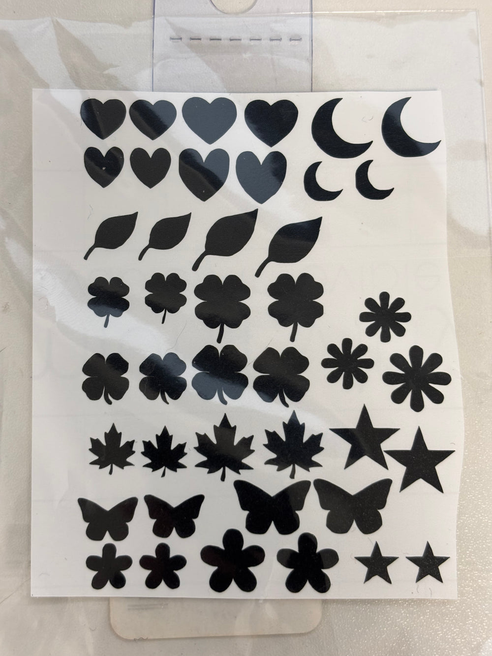 Stencil Sheet for Cat Eye Designs & Airbrush