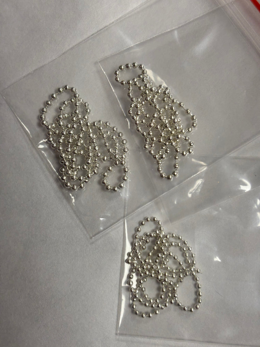 Silver Chain 10" 1mm