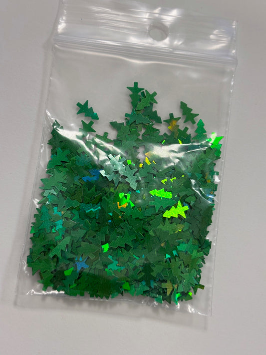 Christmas Tree Confetti Green