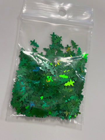 Christmas Tree Confetti Green
