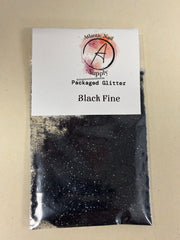 Pre Packaged Glitter- Black Fine