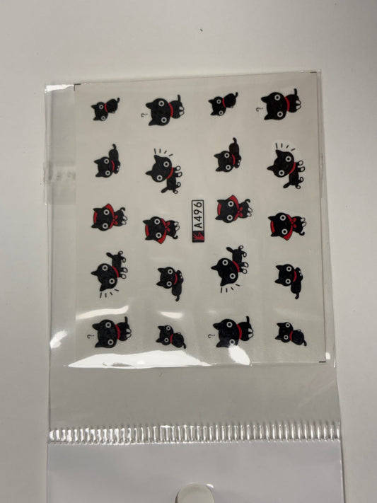 Water Decal Cat A496