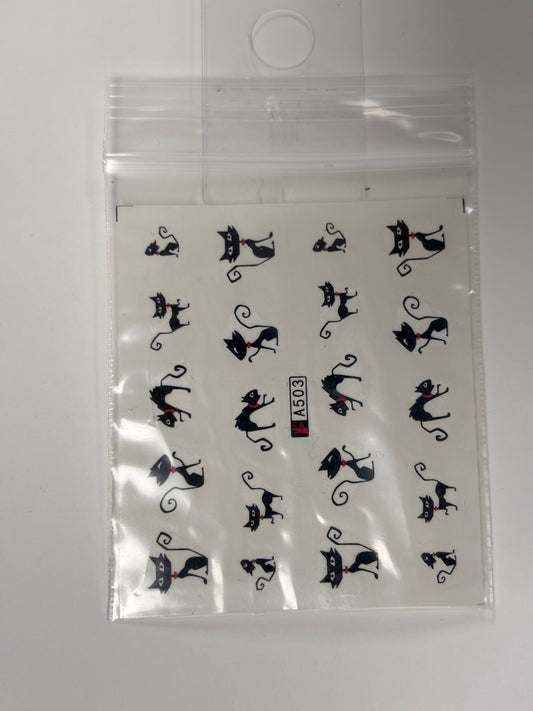 Water Decal Cat A503