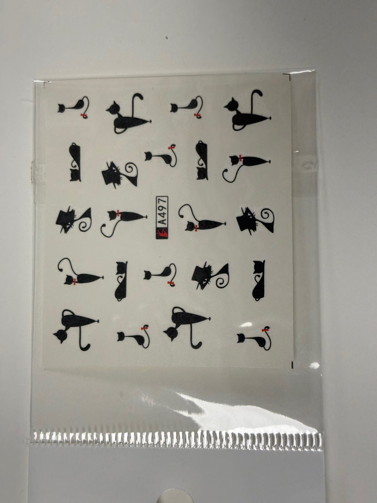 Water Decal Cat A497