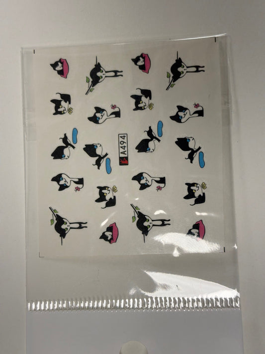 Water Decal Cat A494