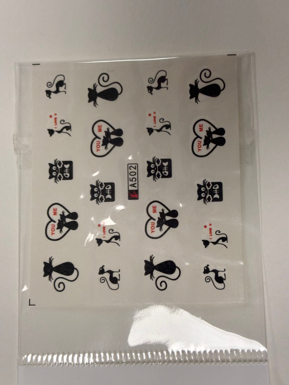 Water Decal Cat A502