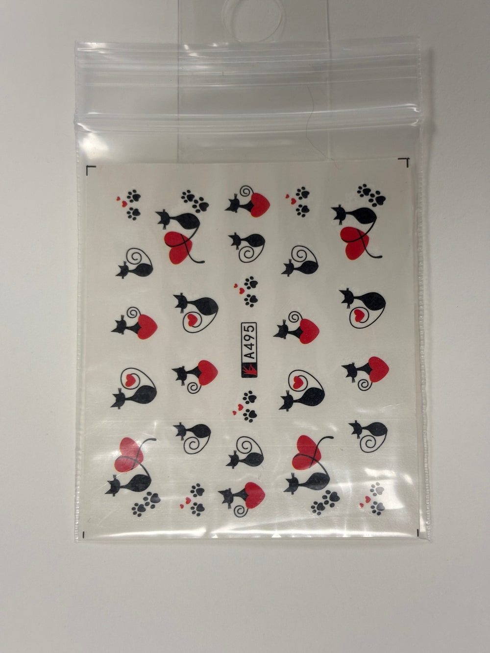 Water Decal Cat love A495