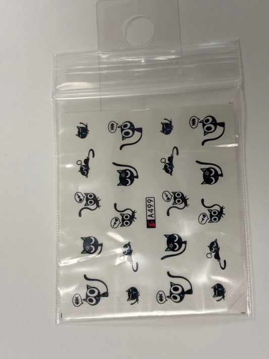 Water Decal Cat A499