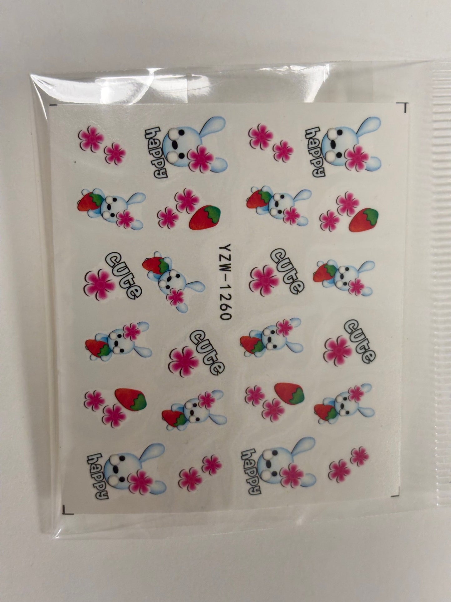 Water Decal Easter Bunny YZW- 1260