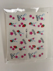 Water Decal Easter Bunny YZW- 1260