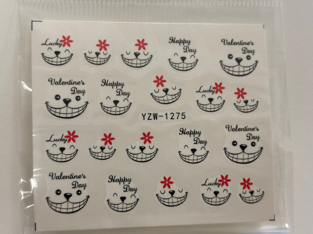 Water Decal Valentine's YZW- 1275